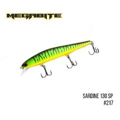 Воблер Megabite Sardine 130SP (130 mm, 19.7 g, 1.8 m) (217)