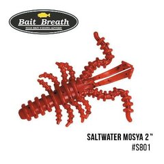 Приманка Bait Breath Saltwater Mosya 2" 10 шт. S801 Red／seed