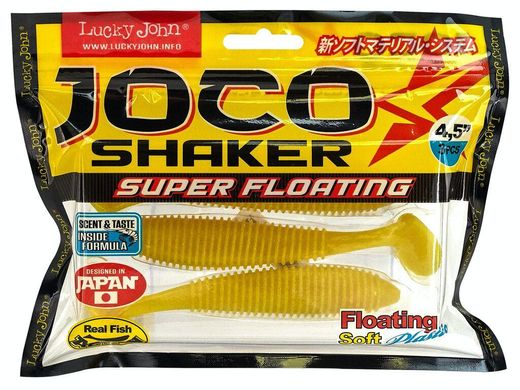 Виброхвост 4,5" LJ Лаки Джон Joco Shaker Super Floating 303-F03