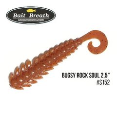 Приманка Bait Breath BUGSY 2,5" Rock Soul 12 шт. S152 Orange／Red
