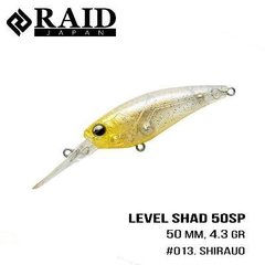 Воблер Raid Level Shad (50.3mm, 4.3g) (013 Shirauo)