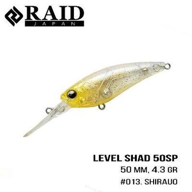 Воблер Raid Level Shad 50.3mm, 4.3g 013 Shirauo