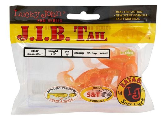 Твистер 1,5" LJ Лаки Джон J.I.B. Tail 121-T26