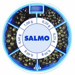 Грузила Salmo Салмо ДРОБИНКА PL 6 секций стандартные 100г набор