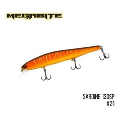 Воблер Megabite Sardine 130SP 130 mm, 19.7 g, 1.8 m 21