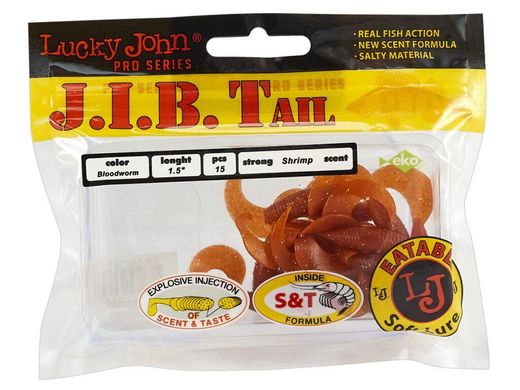 Твистер 1,5" LJ Лаки Джон J.I.B. Tail 121-PA39