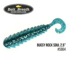 Приманка Bait Breath BUGSY 2,5" Rock Soul 12 шт. S804 ClearBlue／Silver