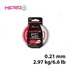 Флюорокарбон Intech Micron FC 12м 0.21 mm 2.97 kg / 6.6 lb