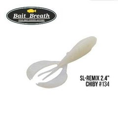 Приманка Bait Breath SL-Remix Chiby 2,4" (10 шт) (#134 White Pearl)