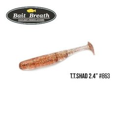 Приманка Bait Breath T.T.Shad 2,4" (8 шт) (S863 Copper Holo Shad)