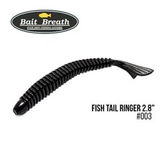 Приманка Bait Breath U30 Fish Tail Ringer 2.8 8шт. 003 Solid Black