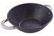 Сковорода-wok чавунна Kamille – 320 мм x 4,5 л мармур з кришкою 1 шт.