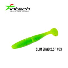 Приманка Intech Slim Shad 2,5"12 шт #03