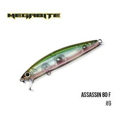Воблер Megabite Assassin 80 F (80 мм, 7,8 гр, 0,4 m) (6)
