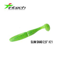 Приманка Intech Slim Shad 2,5"12 шт #21