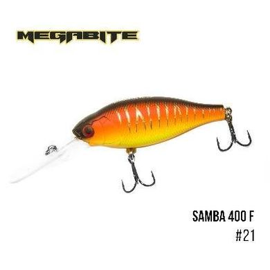 Воблер Megabite Samba 400 F 70 мм, 17,5гр, 4 m 21