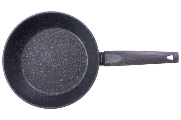 Сковорода антипригарная Kamille - 240 мм Black Marble глубокая 1 шт.