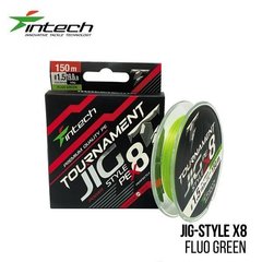 Шнур плетеный Intech Tournament Jig Style PE X8 Lime Green 150m 1.5 19.8lb / 9.0kg