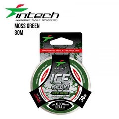 Волосінь Intech Khaki Ice Line moss green 30m 0.10 мм, 0.9 kg