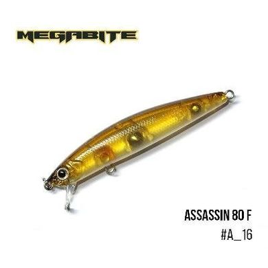 Воблер Megabite Assassin 80 F (80 мм, 7,8 гр, 0,4 m) (A_16)