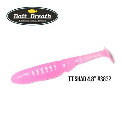 Приманка Bait Breath T. T. Shad 4,8" 5 шт S832 Glow pink /KEIME LIGHT