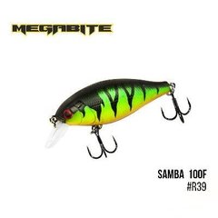 Воблер Megabite Samba 100 F 60 mm, 12,5 g, 1 m R39