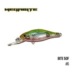 Воблер Megabite Bite 50 F (50 мм, 4,3 гр, 1,5 m) (6)