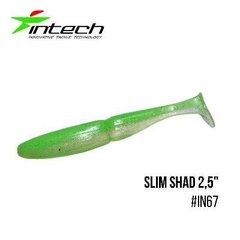 Приманка Intech Slim Shad 2,5"12 шт IN67