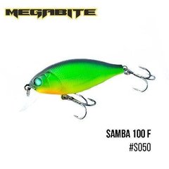 Воблер Megabite Samba 100 F 60 mm, 12,5 g, 1 m S050