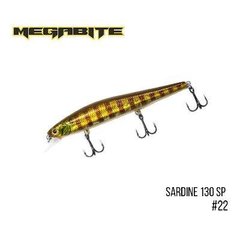 Воблер Megabite Sardine 130SP 130 mm, 19.7 g, 1.8 m 22