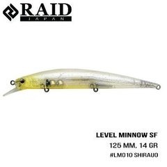Воблер Raid Level Minnow (125mm, 14g) (010 Sirauo)