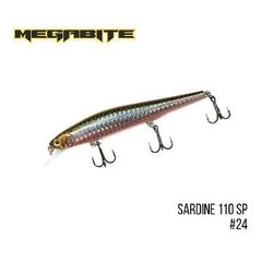 Воблер Megabite Sardine 110SP (110 mm, 13.7 g, 1.2 m) (24)