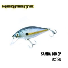 Воблер Megabite Samba 100 SP 60 мм, 14,8 гр, 1 m S020
