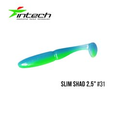 Приманка Intech Slim Shad 2,5"12 шт #31