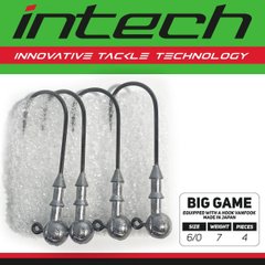 Джиг-головка Intech Big Game Puncher №6/0 7.0 g 4шт
