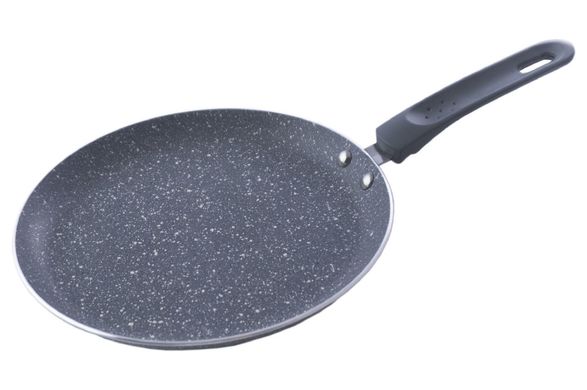 Сковорода млинцева антипригарна Maestro - 230 мм Granite з лопаткою 1 шт.