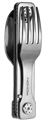Набор столовых приборов Roxon C1 3 in1 (ложка, вилка, нож) серый
