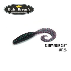 Приманка Bait Breath Curly Grub 3,5" 10шт Ur26 Junberg/green*seed