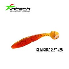 Приманка Intech Slim Shad 2,5"(12 шт) (#25)