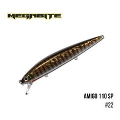 Воблер Megabite Amigo 110 SP (110 мм, 14,3 гр, 1,0 m) (22)