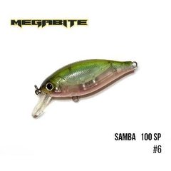 Воблер Megabite Samba 100 SP 60 мм, 14,8 гр, 1 m 6